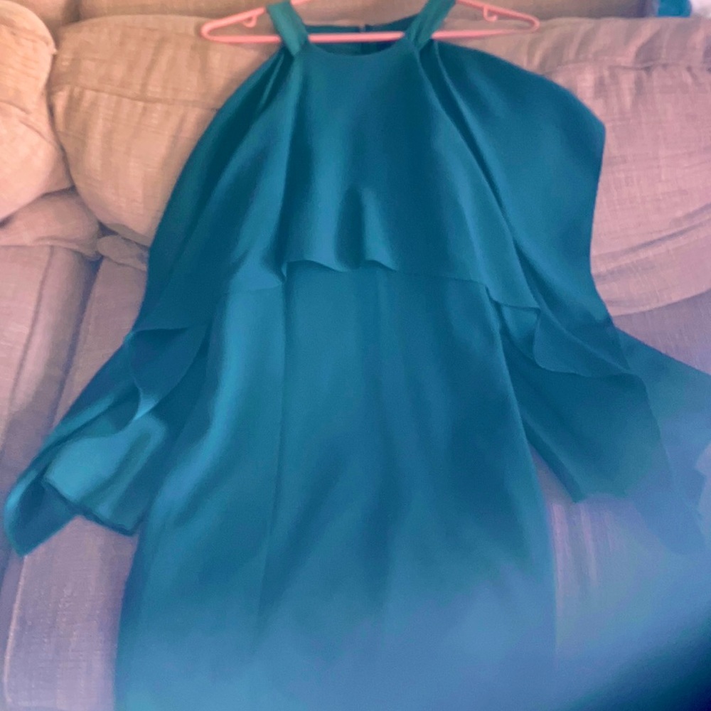 BCBGMAXAZRIA dress.  Beautiful green.  Worn once.  It’s a small